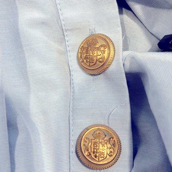 Zara Gold Button Mino Dress. - Picture 8 of 8